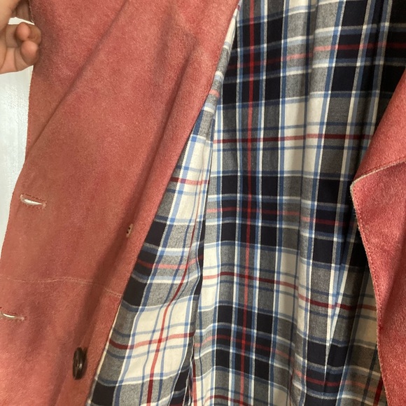 Vintage Rare Tommy Hilfiger Distressed Leather Trench! - Picture 10 of 12